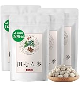 Amazon | 煕渓 100% 田七人参1200粒 颗粒 三七人参片 田七粉 三七粉 三